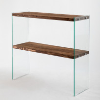 Sivupöytä Linento Furniture Venedik, ruskea