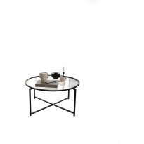 Sohvapöytä Linento Furniture Sun S403, 83cm, mattamusta
