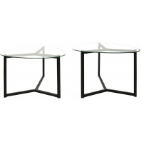 Sohvapöytäsetti Linento Furniture Bellisimo, 2-osainen, mattamusta