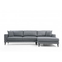 Divaanisohva Linento Furniture Nordic, oikea, harmaa