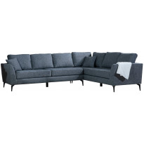 Kulmasohva Linento Furniture Tempo, oikea, harmaa