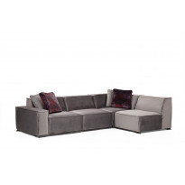 Kulmasohva Linento Furniture Lego, 4-istuttava, 300x190cm, oikea, harmaa/vaaleanharmaa