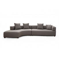Avokulmasohva Linento Furniture Gondol 1, vasen, harmaa