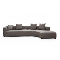 Avokulmasohva Linento Furniture Gondol 1, oikea, harmaa