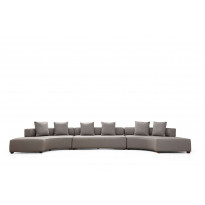 Avokulmasohva Linento Furniture Gondol 3, harmaa