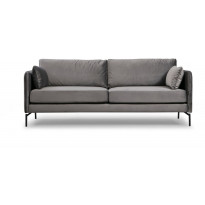Sohva Linento Furniture Sino, 3-istuttava, harmaa