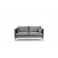 Sohva Linento Furniture Sino, 2-istuttava, harmaa