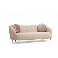 Sohva Linento Furniture Istiridye, 3-istuttava, beige