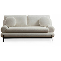 Sohva Linento Furniture Livorno 2-istuttava valkoinen