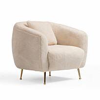 Nojatuoli Linento Furniture Istiridye, beige