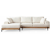 Divaanisohva Linento Furniture Eti Oak, 3-istuttava, vasen