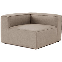 Oikea kulmamoduuli Linento Furniture Fora-moduulisohvaan, ruskea