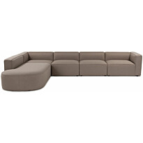 Kulmasohva Linento Furniture Mora vaaleanruskea