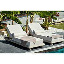 Aurinkotuoli Linento Garden Pera, beige