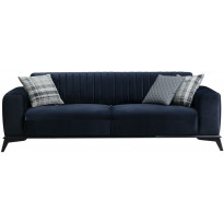 Vuodesohva Linento Furniture Lisa, 3-istuttava, sininen