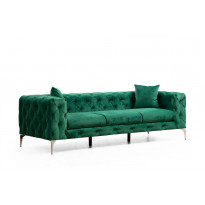 Sohva Linento Furniture Como, 3-istuttava, vihreä