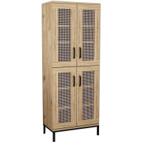Kaappi Linento Furniture Netto V1, ruskea