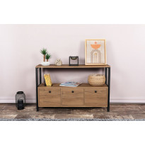 Sivupöytä Linento Furniture Nero V2, ruskea