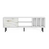 TV-taso Linento Furniture Pietra valkoinen