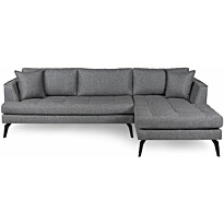 Divaanisohva Linento Furniture Bobo oikea harmaa