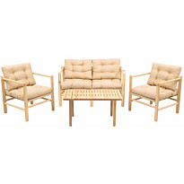 Oleskeluryhmä Linento Garden MY028, 4-istuttava, beige