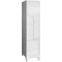 Säilytyskaappi Linento Furniture Js1032, 41x185cm, vaaleanharmaa