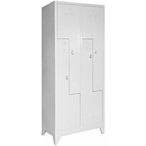 Säilytyskaappi Linento Furniture Js1033, 79x185cm, vaaleanharmaa
