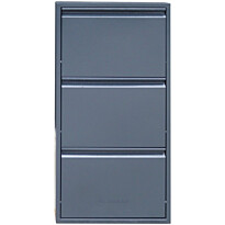 Kenkäkaappi Linento Furniture Js1035, 50x103cm, vaaleanharmaa