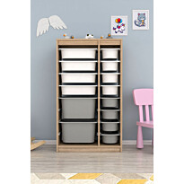 Lastenhuoneen laatikosto Linento Furniture Montana XS, 69x112.2cm, eri värejä