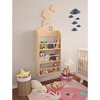 Lasten kirjahylly Linento Furniture Lucca, koivuvaneri