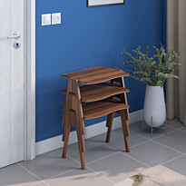 Sarjapöytä Linento Furniture Bayrak, pähkinänruskea