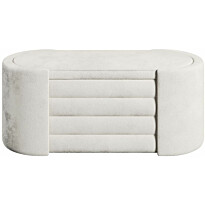 Säilytyspenkki Linento Furniture Rosa, kerma
