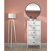 Lipasto Linento Furniture FRN-20027, 58x116.3cm, valkoinen