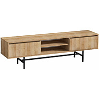TV-taso Linento Furniture Matias tammi/musta