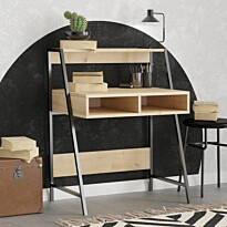 Työpöytä Linento Furniture Class, 79x50cm, ruskea/musta