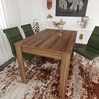 Ruokapöytä Linento Furniture Single, 120x80cm, tummanruskea