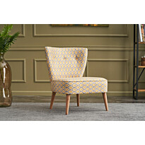 Nojatuoli Linento Furniture Viola Berjer Papatya, monivärinen
