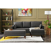 Divaanivuodesohva Linento Furniture Bella Soft Mini, 3-istuttava, oikea