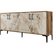 Senkki Linento Furniture Kiev, marmorikuosi, ruskea/valkoinen