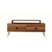 TV-taso Linento Furniture Kardelen, ruskea/musta