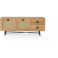 TV-taso Linento Furniture Hapsiyas 140, ruskea