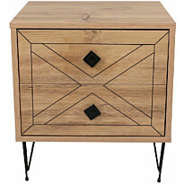 Yöpöytä Linento Furniture Luna mänty