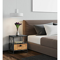 Yöpöytä Linento Furniture Altunizade, 45x41cm, antrasiitti