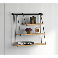 Seinähylly Linento Furniture Zihon, ruskea