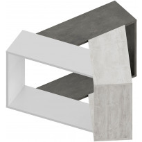 Sohvapöytä Linento Furniture Trio, valkoinen/harmaa