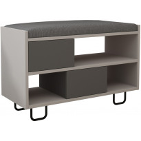 Kenkäkaappi Linento Furniture Troy, beige/harmaa