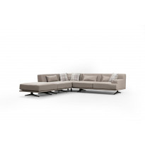 Avokulmasohva Linento Furniture Bentley, vasen, beige