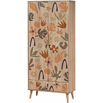 Vaatekaappi Linento Furniture City Leaf, 80cm