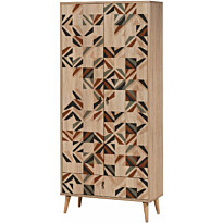 Vaatekaappi Linento Furniture City Triangle, 80cm
