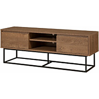 TV-taso Linento Furniture Rodez 140 pähkinä/musta
